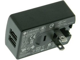 5VDC, 2A Plug Supply, Dual USB
